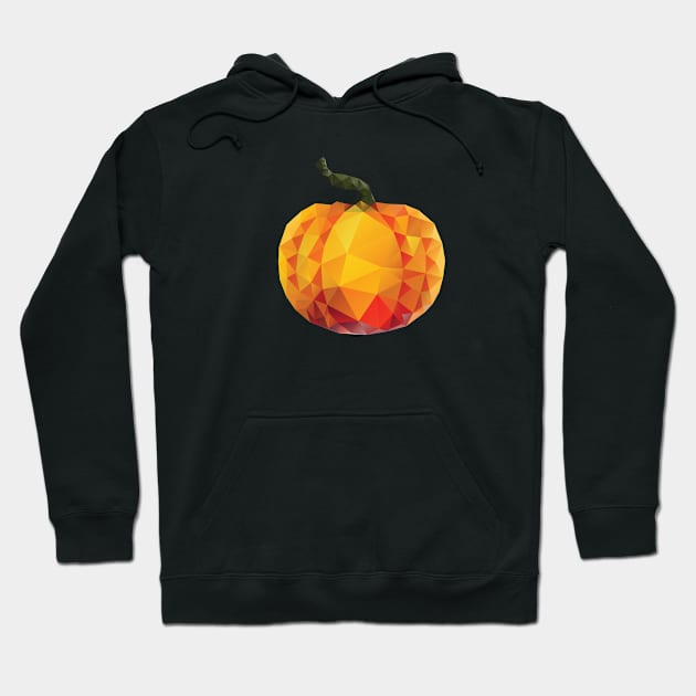 Polygonal Pumpkin Hoodie by AnnArtshock